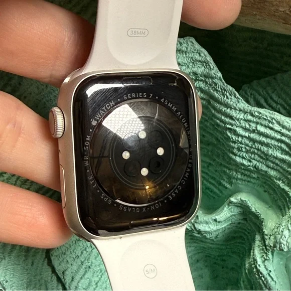 APPLE WATCH Series 7 45mm GPS/Cellular UNLOCKED w Charger+ MYSTERY BANDS BUNDLE